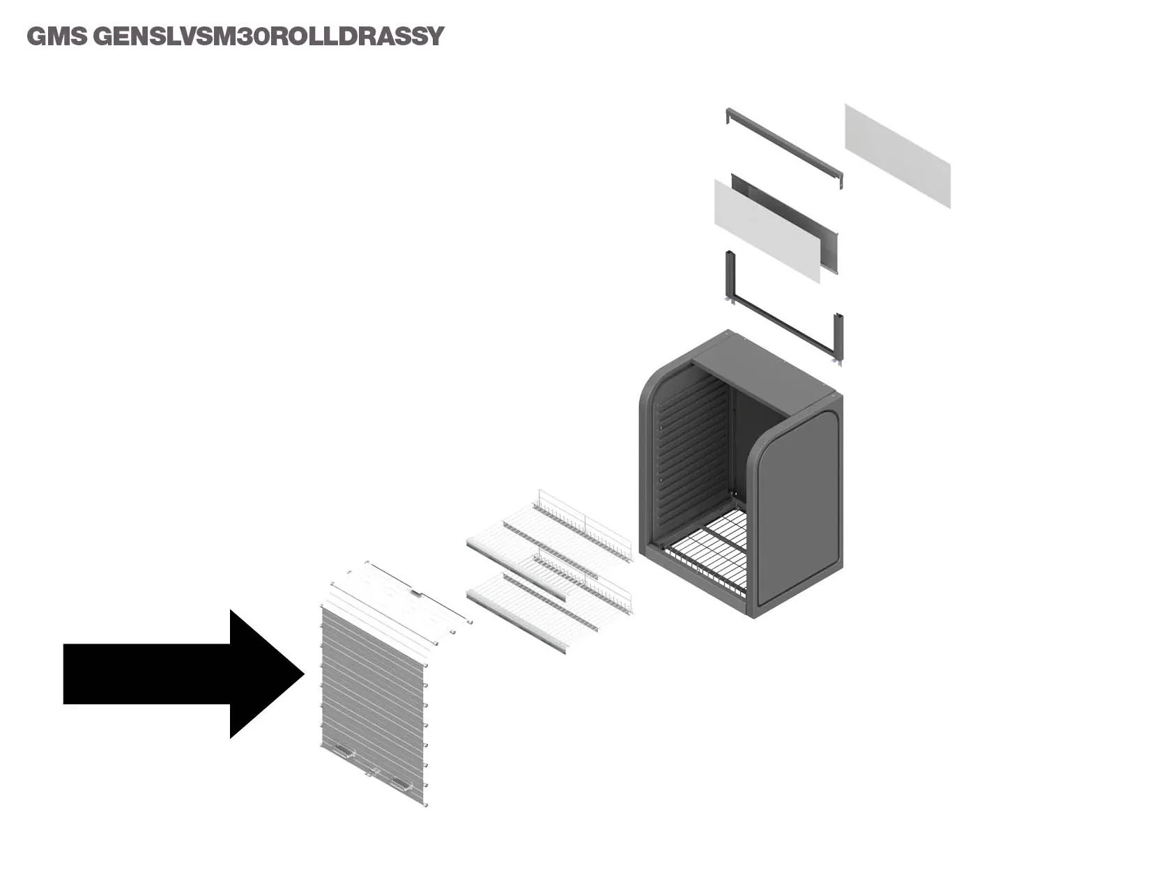 Gorrie RCP Replacement Roll Top Door Kit